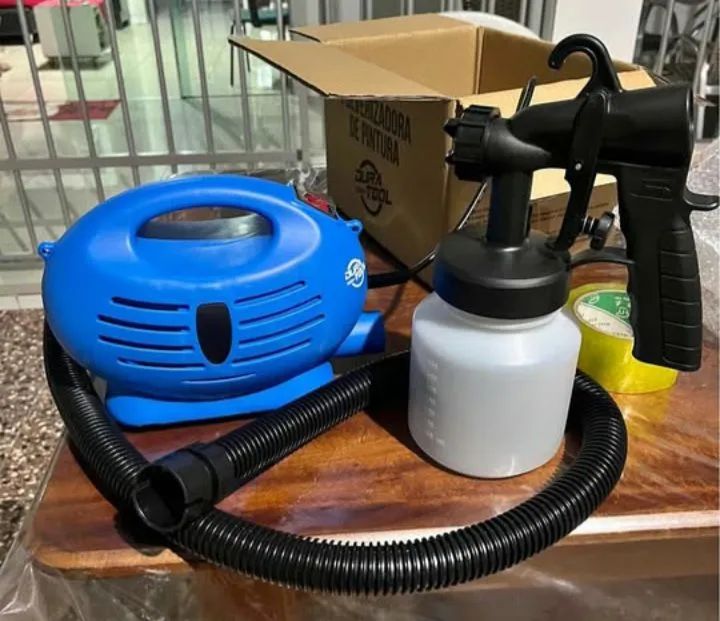 Pistola de pintura + compressor - Novo