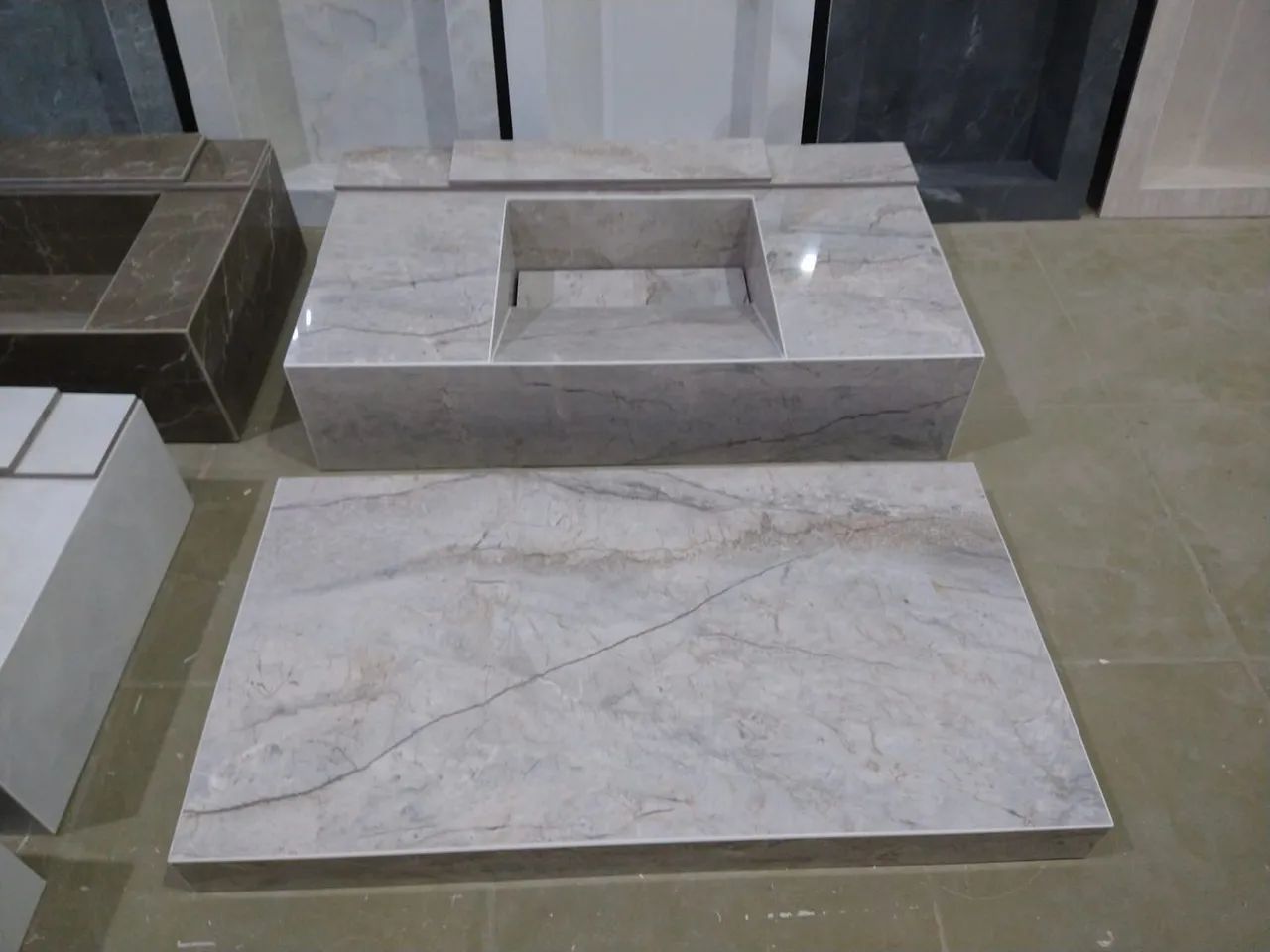 Pias de porcelanato de medidas variadas  - Foto 4