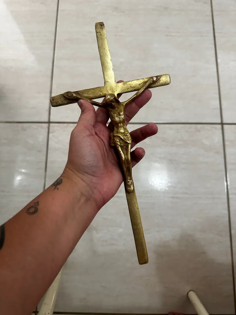 Crucifixo de Bronze 