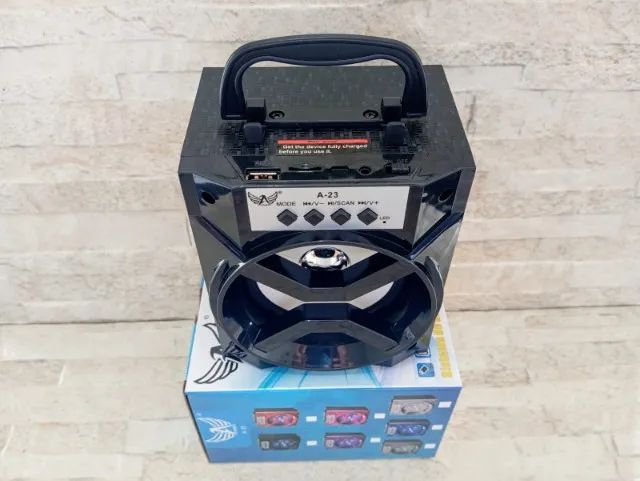 Caixa de Som Bluetooth Potente Radio Fm Recarregável - Foto 5