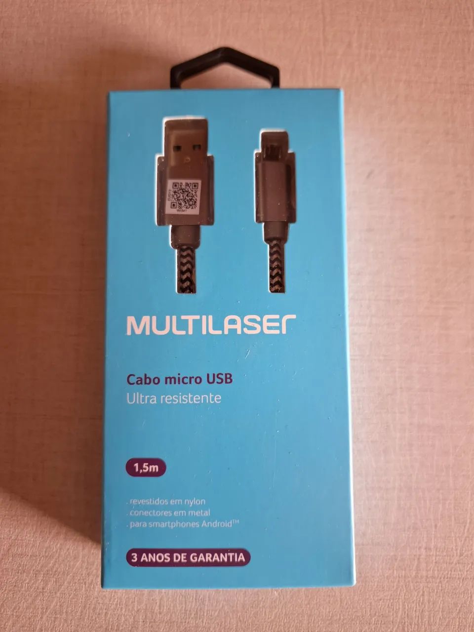 Cabo carregador celular antigo - Novo Multilaser 