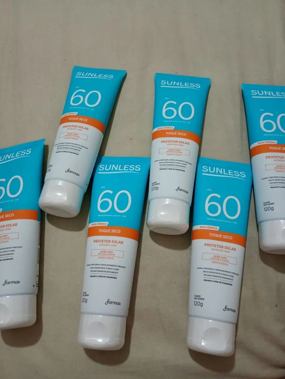 Protetor solar simples 60 fps