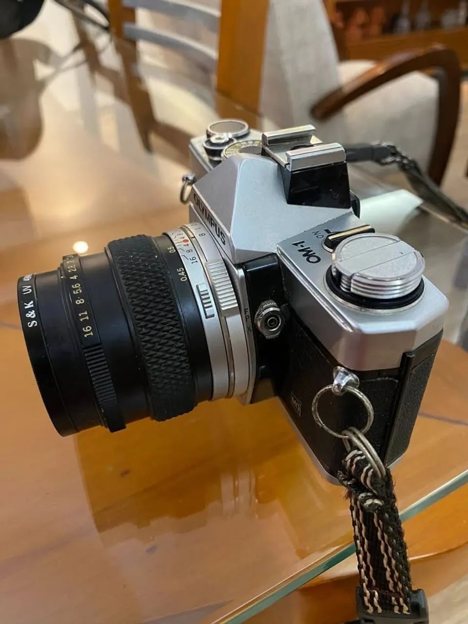 Câmera Olympus OM-1 com Lente Zuiko 50mm f/1.4 - Câmeras e