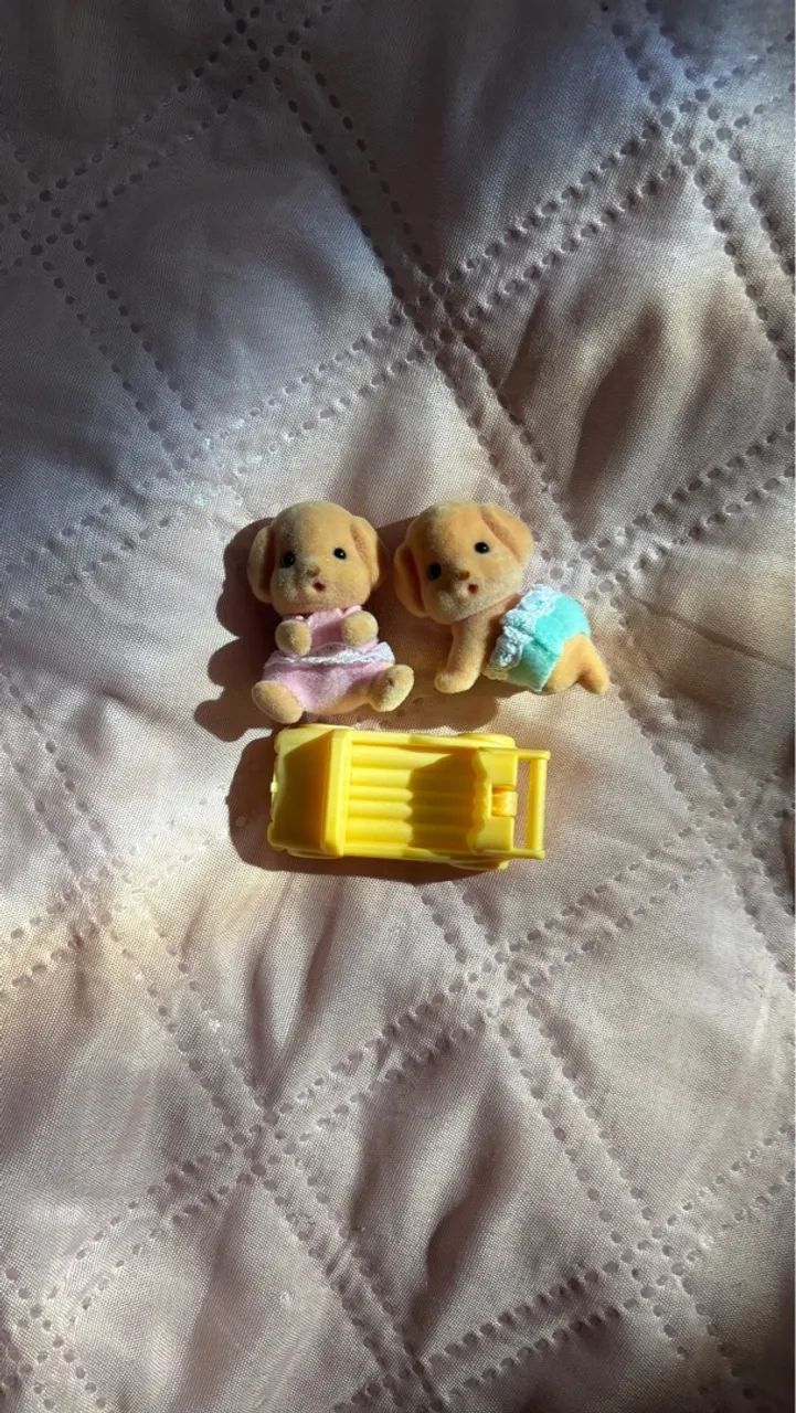 Sylvanian families- Gêmeos Poodle 