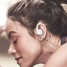 Fone Earbuds Tws Bluetooth 5.0 Sport com Visor Cor Branco - Foto 4