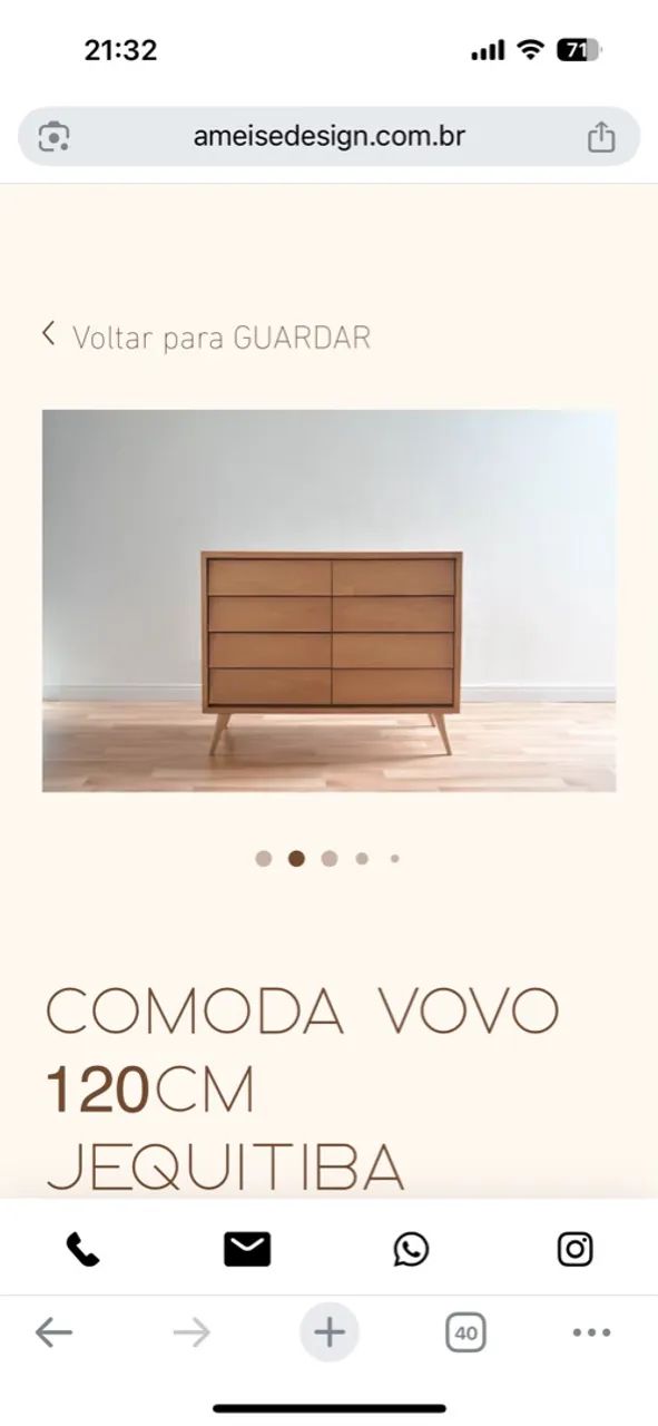 Cômoda Vovo Ameise Design - 8 gavetas - Foto 4