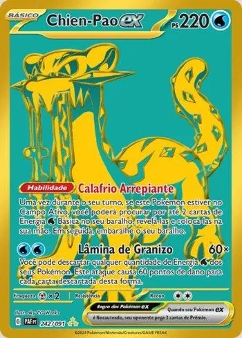 Carta Pokemon Chien-Pao ex (242/091)