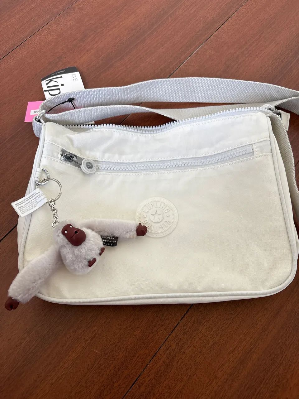 Bolsa linda ORIGINAL Kipling branca