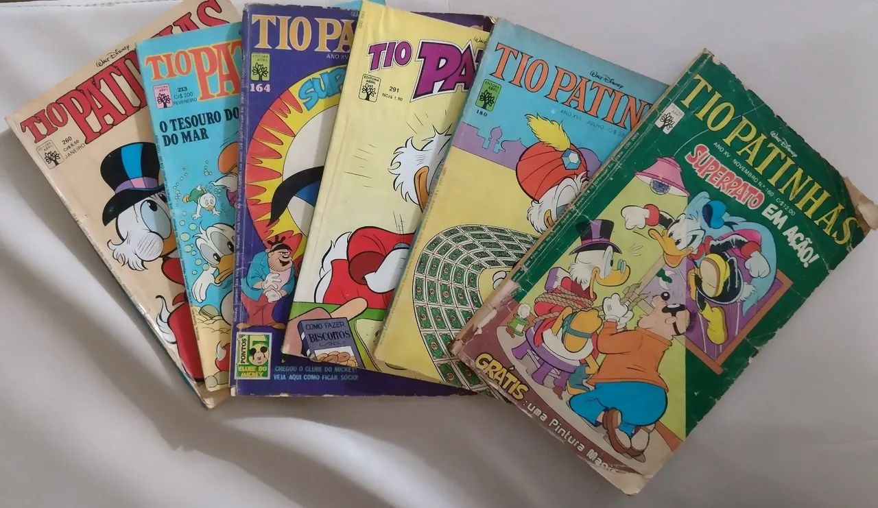 Gibis Tio Patinhas anos 70 e 80