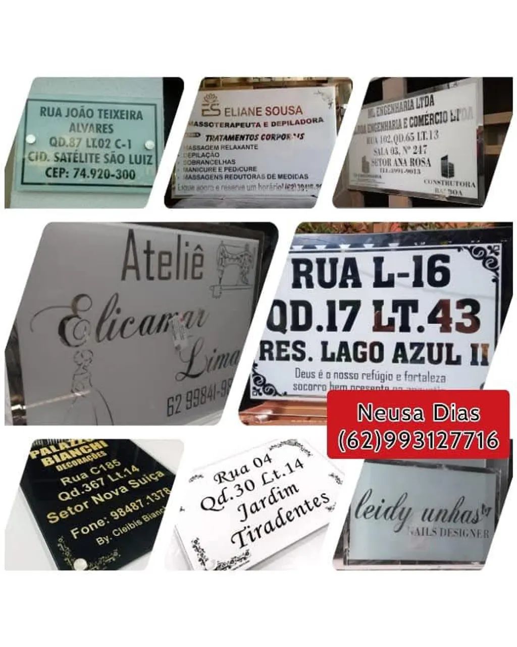 Placas comerciais residências  - Foto 5