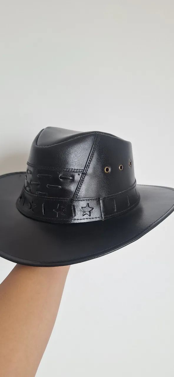 chapéu boiadeiro/cowboy + colar - Foto 2