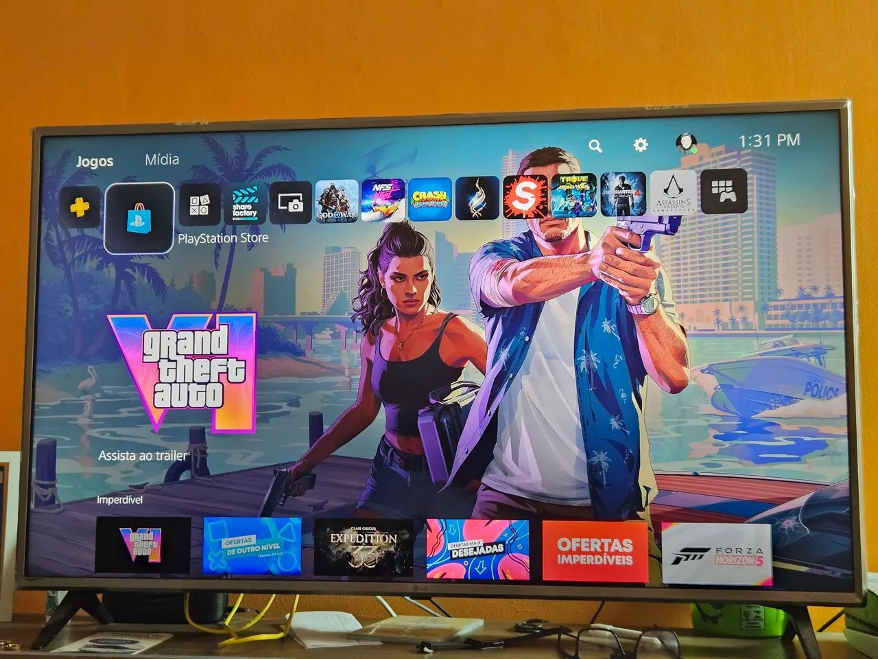 Playstation 5 slim com leitor de disco - Foto 4