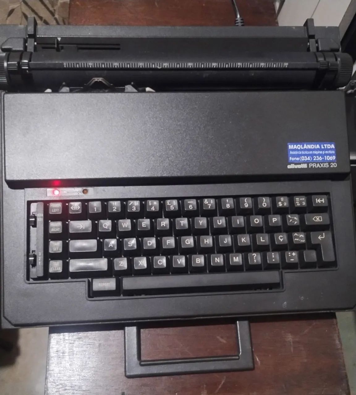 Máquina De Escrever Eletrônica Olivetti Praxis - Foto 2
