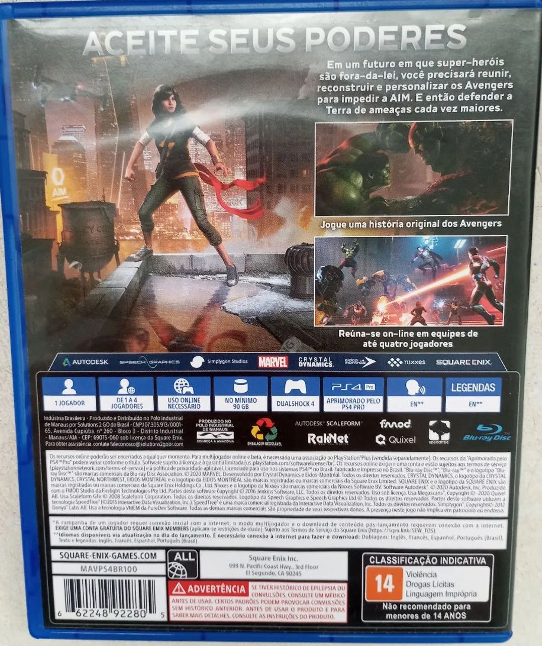 Jogo ps4 Marvel avengers - Foto 2