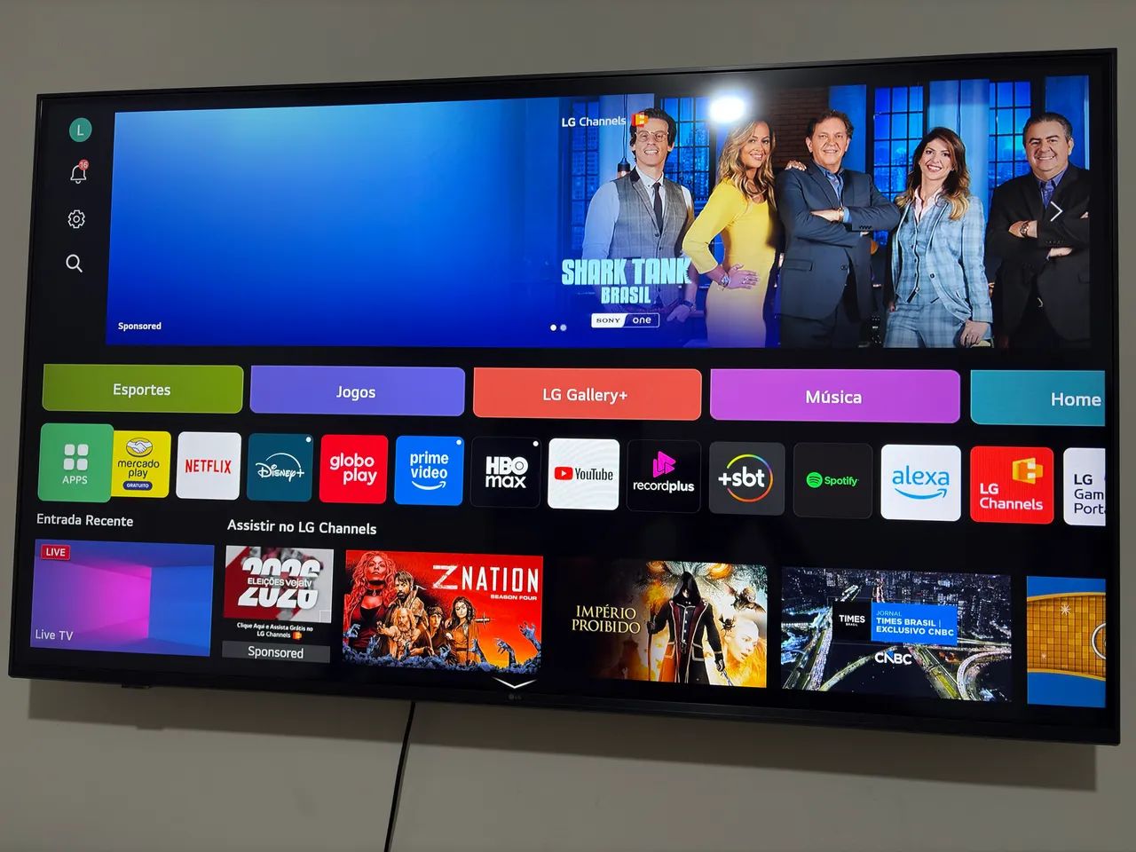 smart tv lg 55 polegadas 4k webos  - Foto 2