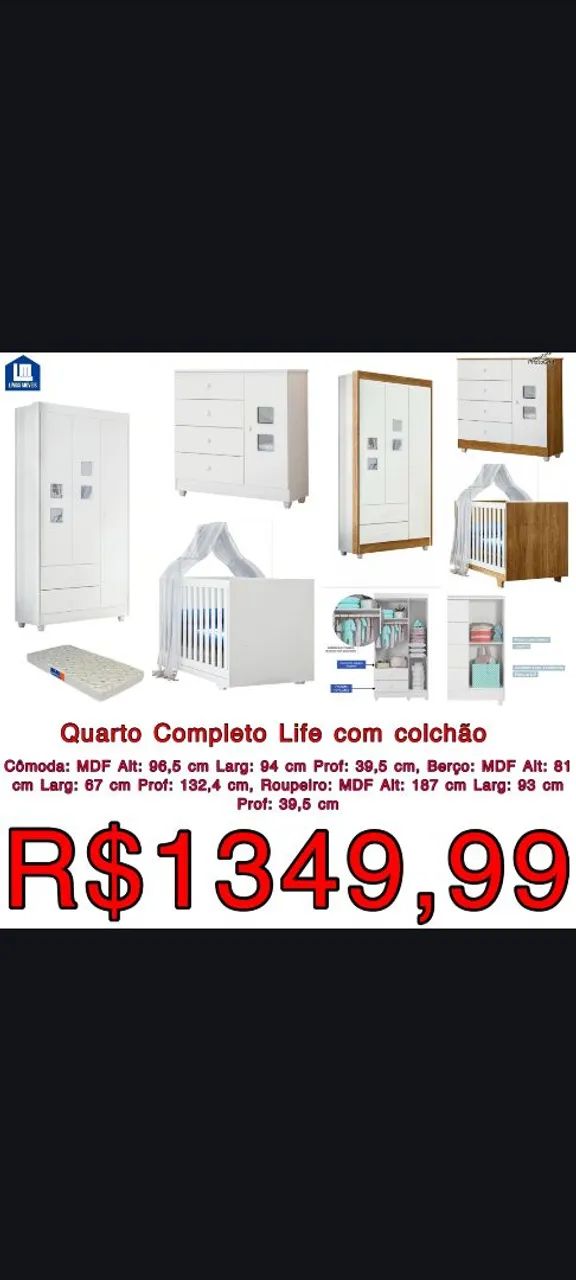 Kit Quarto beb ê Completo  - Foto 2