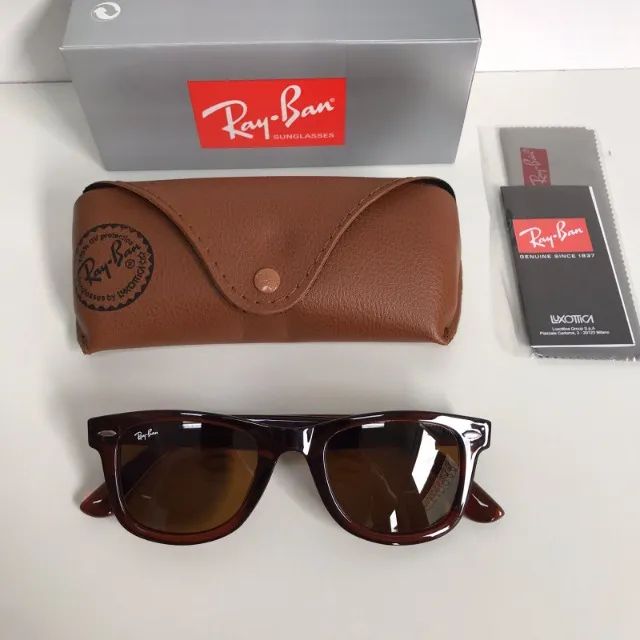 óculos de sol ray ban wayfarer brow - Foto 2