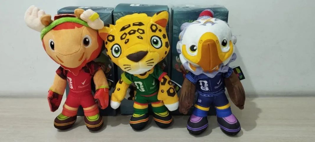 Coleção 3 Mascotes Rexona Fenomenal