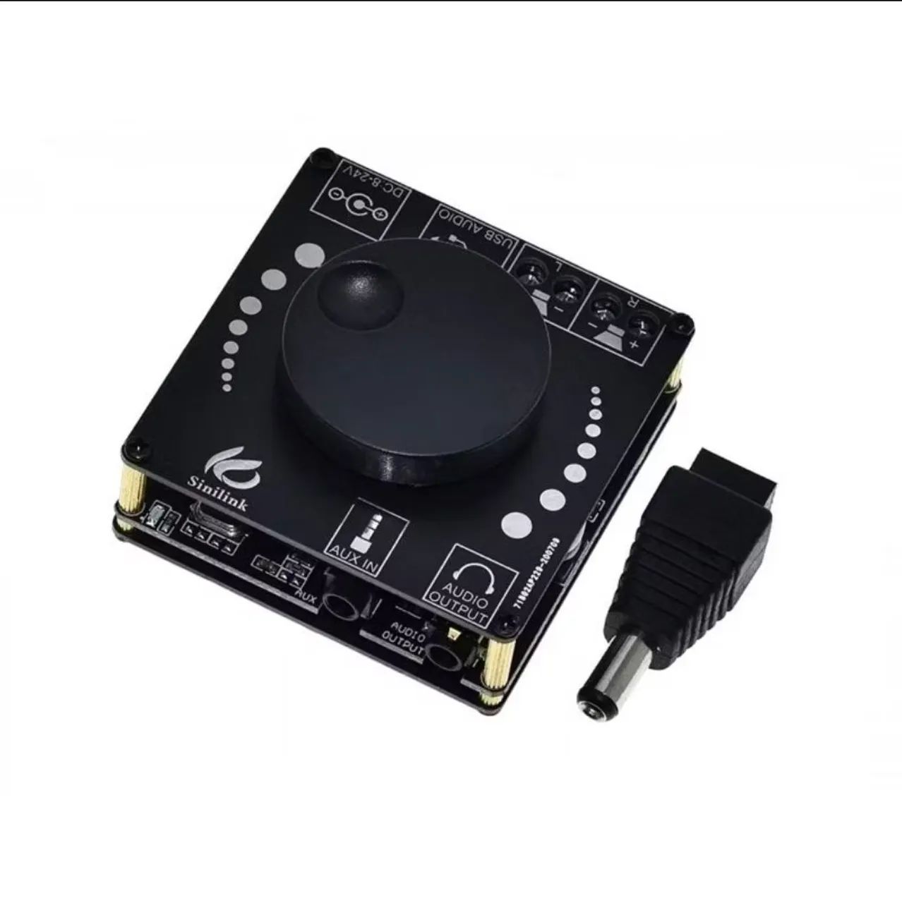 Mini amplificador 50w X2 com bluetooth e USB C