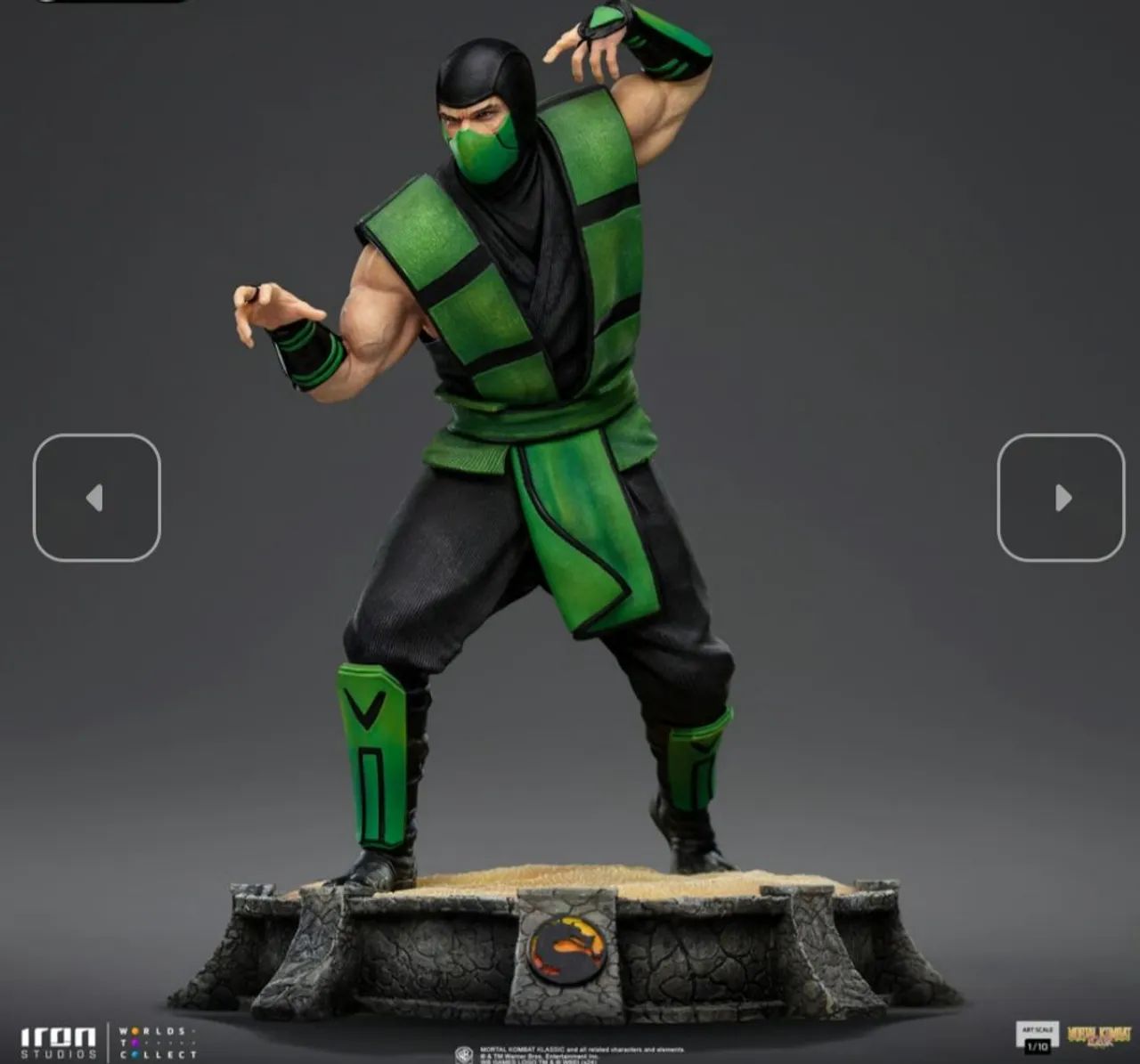 Reptile Mortal Kombat Iron Studios - Foto 2