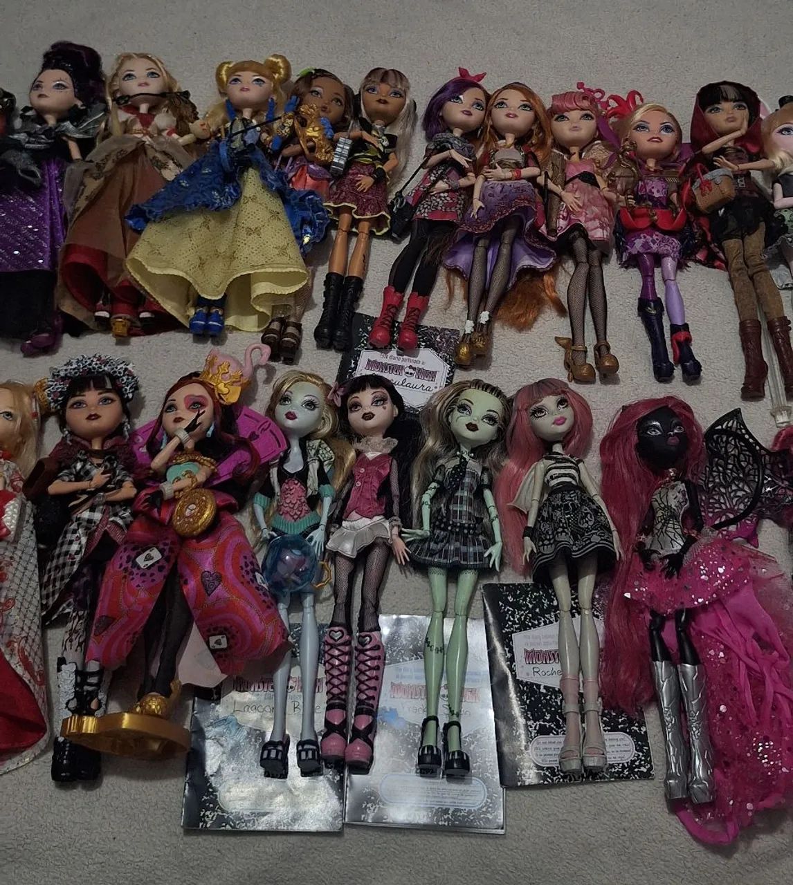 Monster high/Ever after Lote!