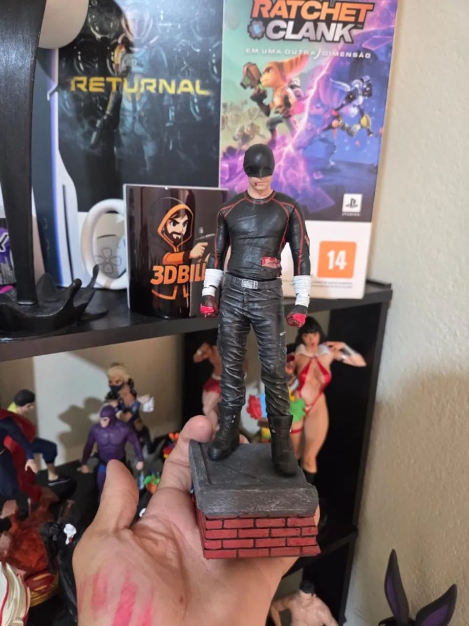 Boneco Demolidor Matt murdock Marvel Daredevil Colecionaveis - Foto 5