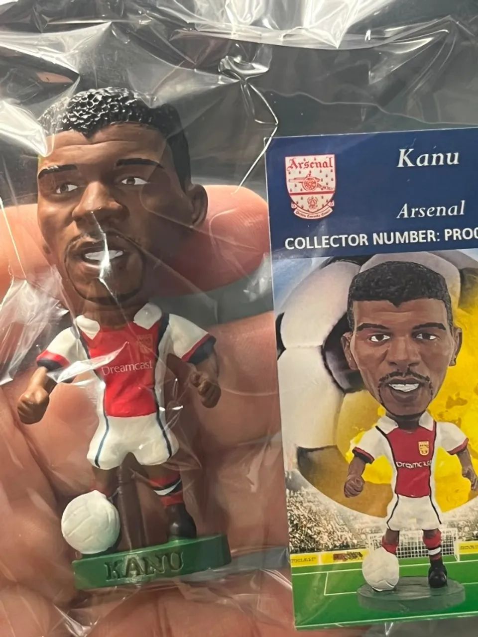153★サッカー★redondo★prostars★フィギュア Prostars Corinthian Kanu Arsenal. Peça de colecionador. - Hobbies