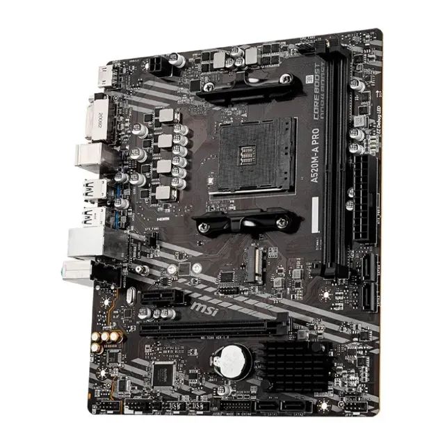 Placa-Mãe MSI A520M-A PRO, AMD AM4, mATX, DDR4. - Foto 4