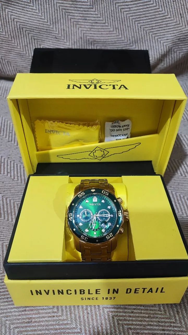 Relógio invicta Pro Diver 0075<br>Original Verde