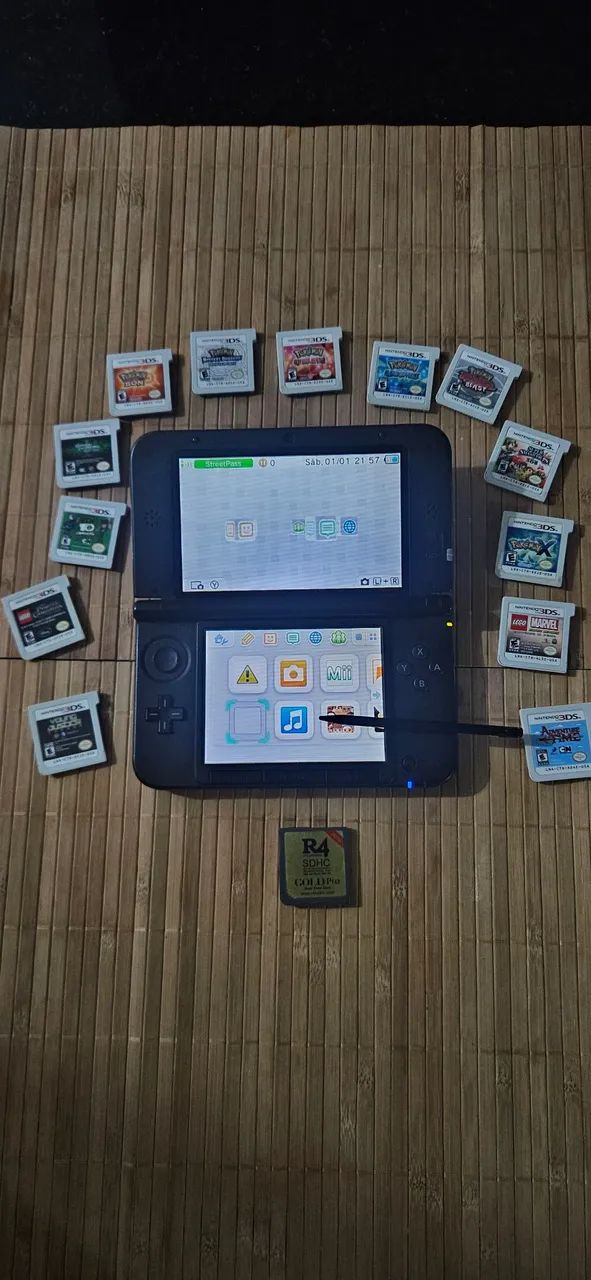 Nintendo 3ds XL com diversos jogos! - Foto 2