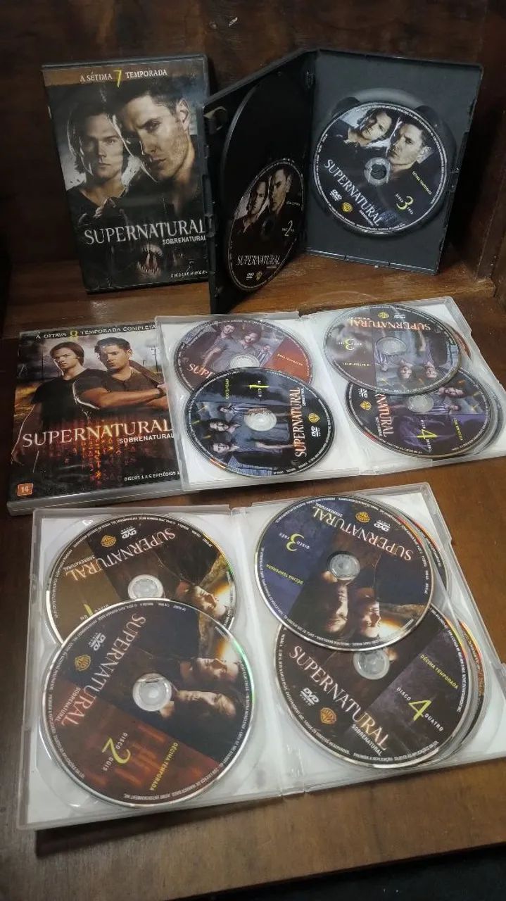 Coleção Supernatural Sobrenatural DVDs original  - Foto 3