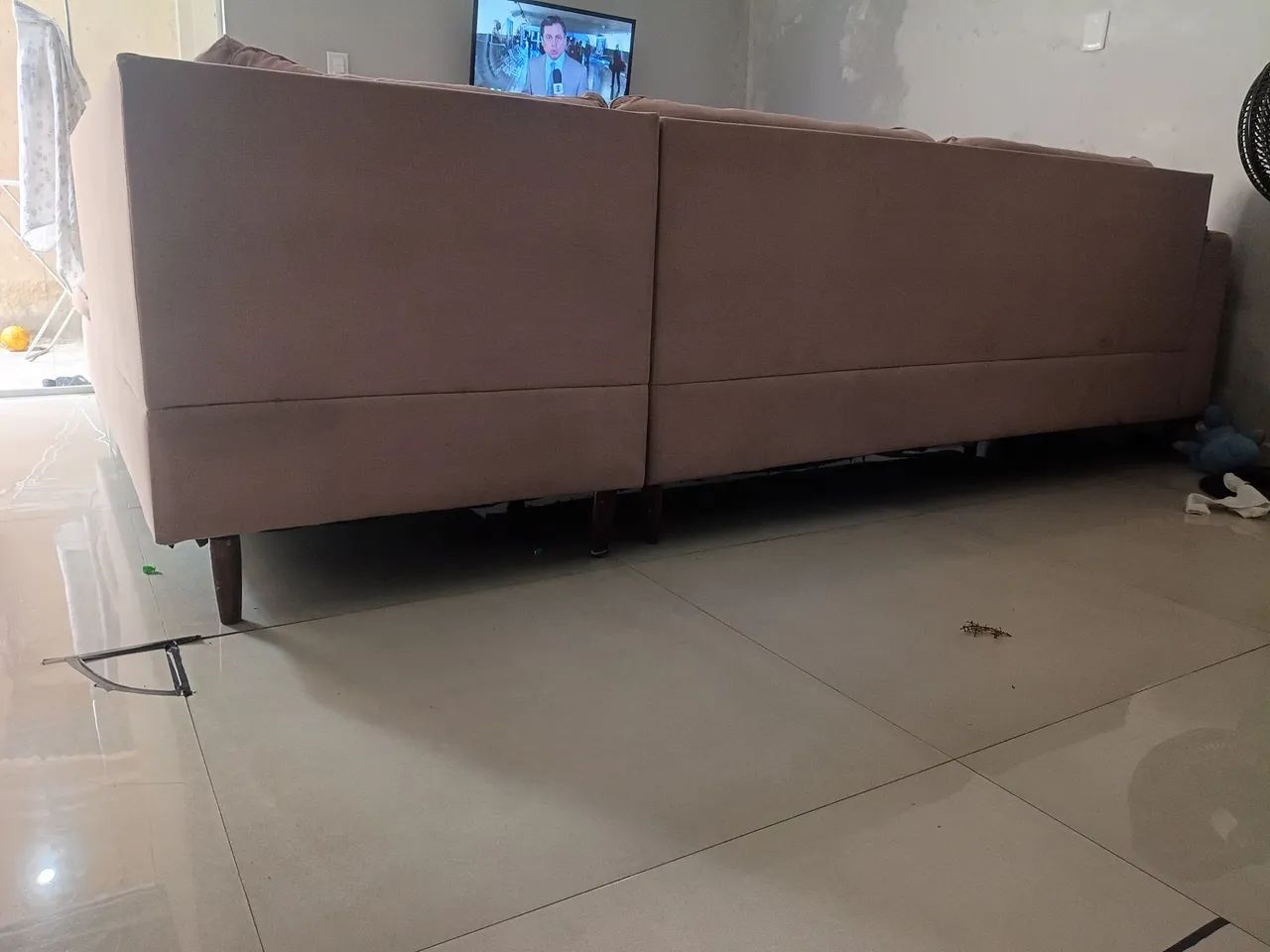 Vendo sofá usado em L  - Foto 5