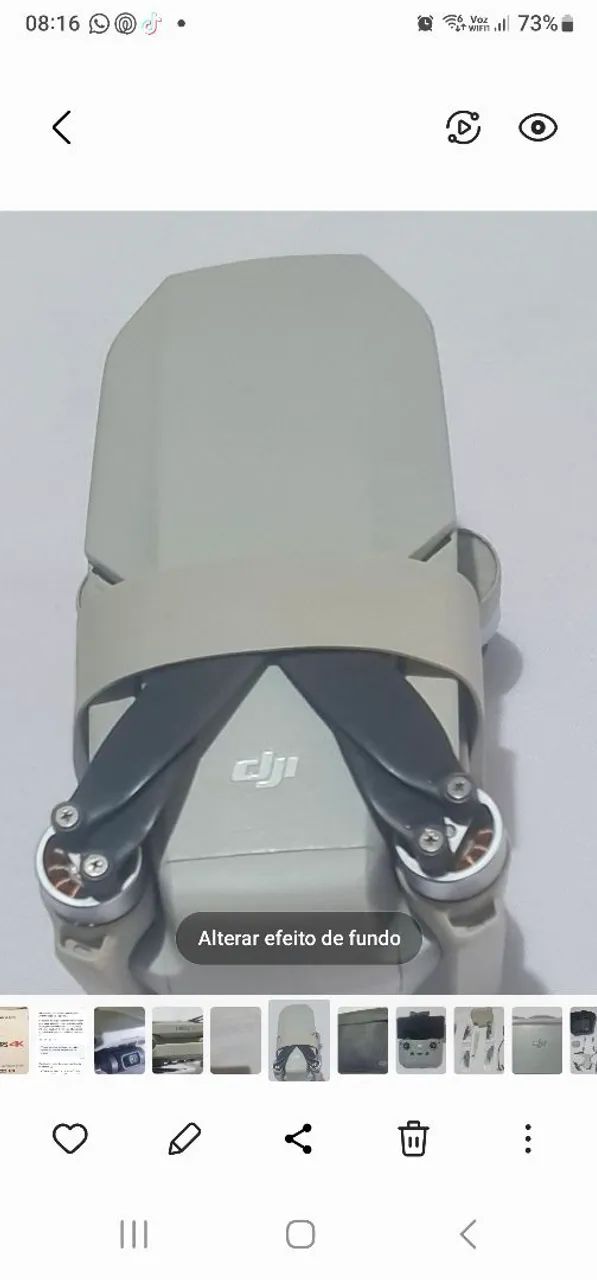 Drone Dji mini 2se fly mor conbo com 3 baterias sene novo c operacional de cel A21s para  - Foto 4