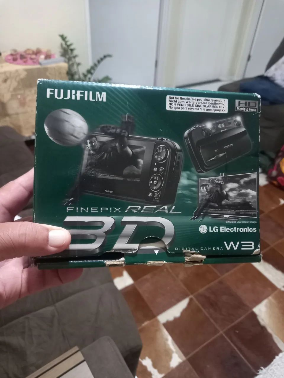 Câmera fujifilm finepix real 3D zerada na caixa .rara 3D - Câmeras