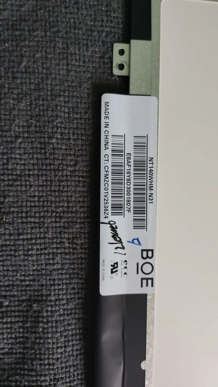 Tela notebook led 14 slim , 30 pinos com aba - Foto 4