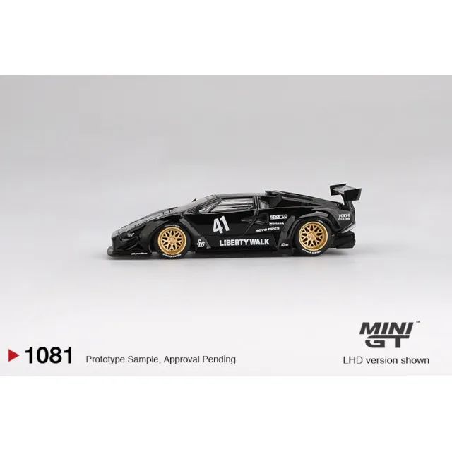 MINI GT - Lamborghini Countach LB-WORKS Black - Foto 3