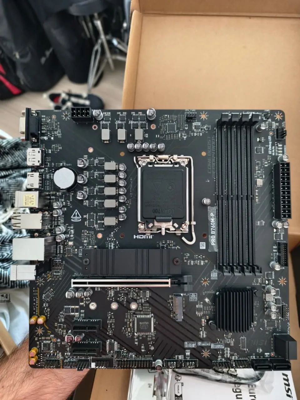 Placa mãe MSI PRO B760M-P