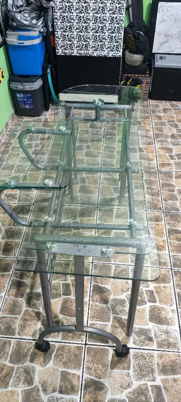 Mesa de vidro tio bancada  - Foto 5