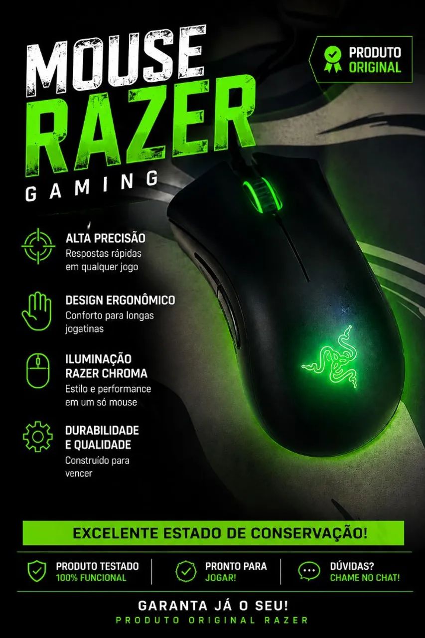 Mouse Razer Gaming Original