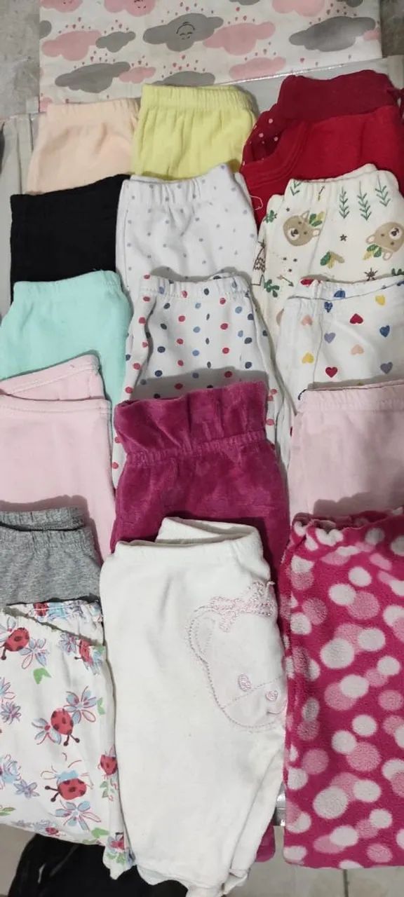 Lote 69 peças Roupas bebê menina  - Foto 2