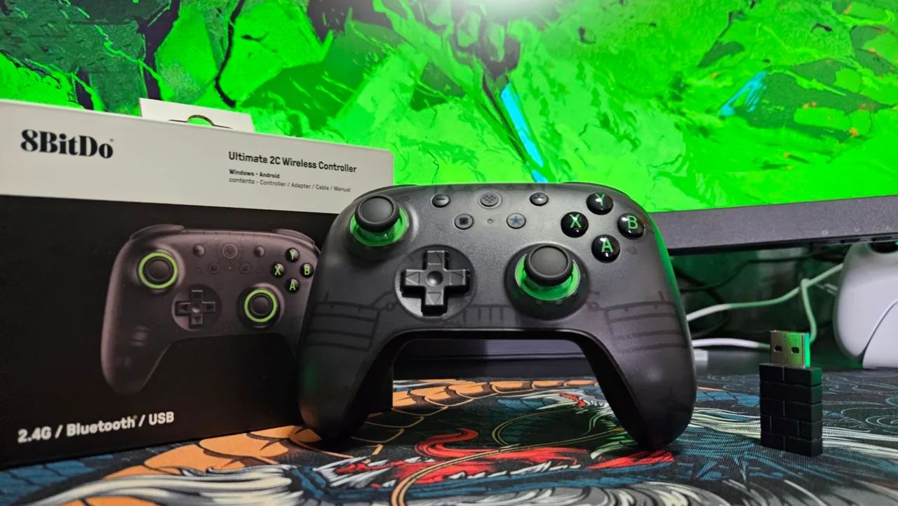 Controle 8bitdo ultimate 2C NOVO (Hall effect) - Foto 3