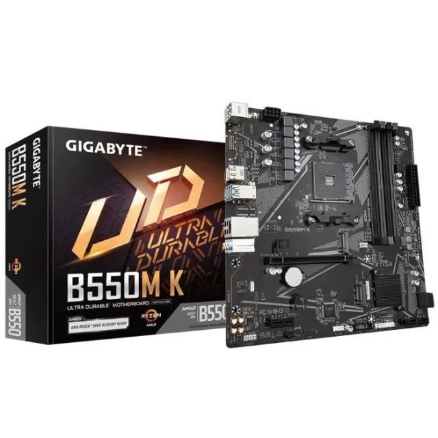 Placa Mãe, Gigabyte B550M K - LOJA CONCEITUADA