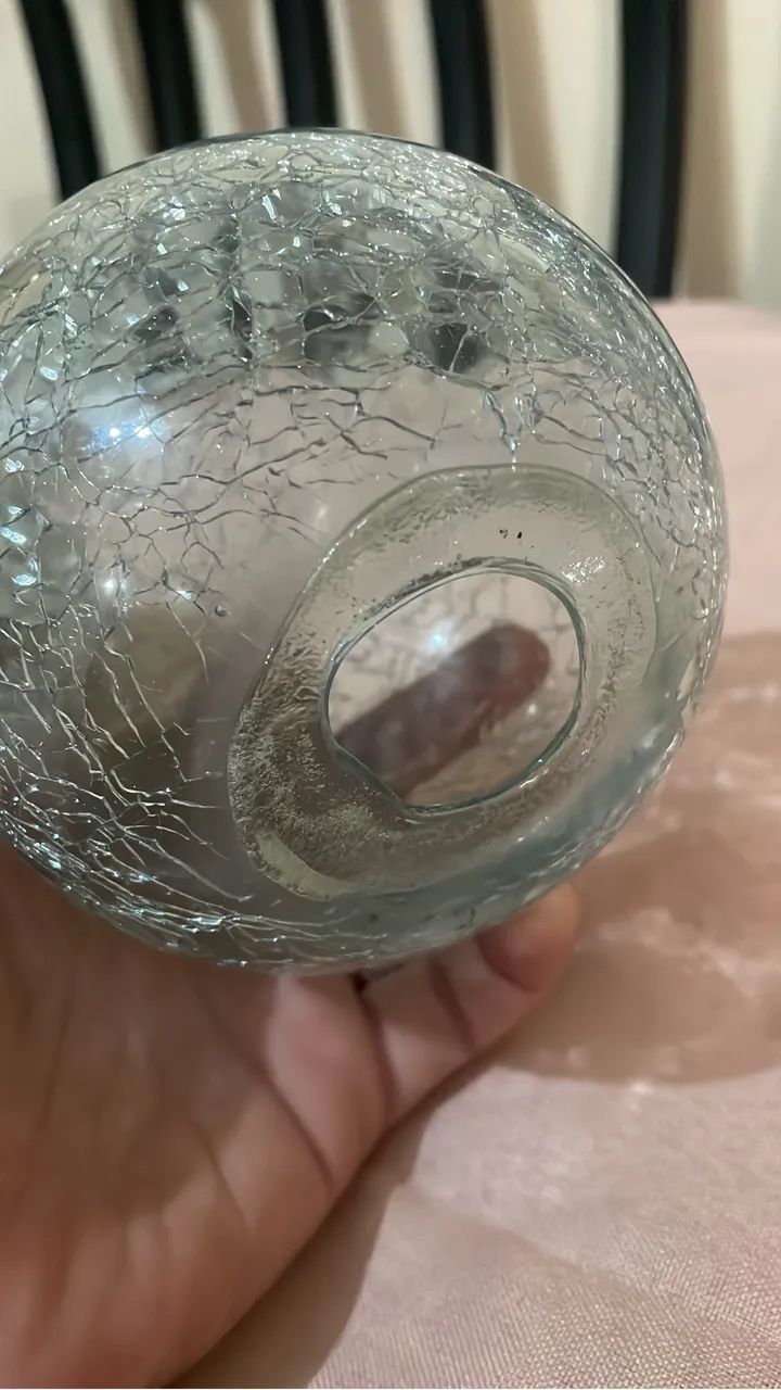 Esfera de vidro craquelado  - Foto 2