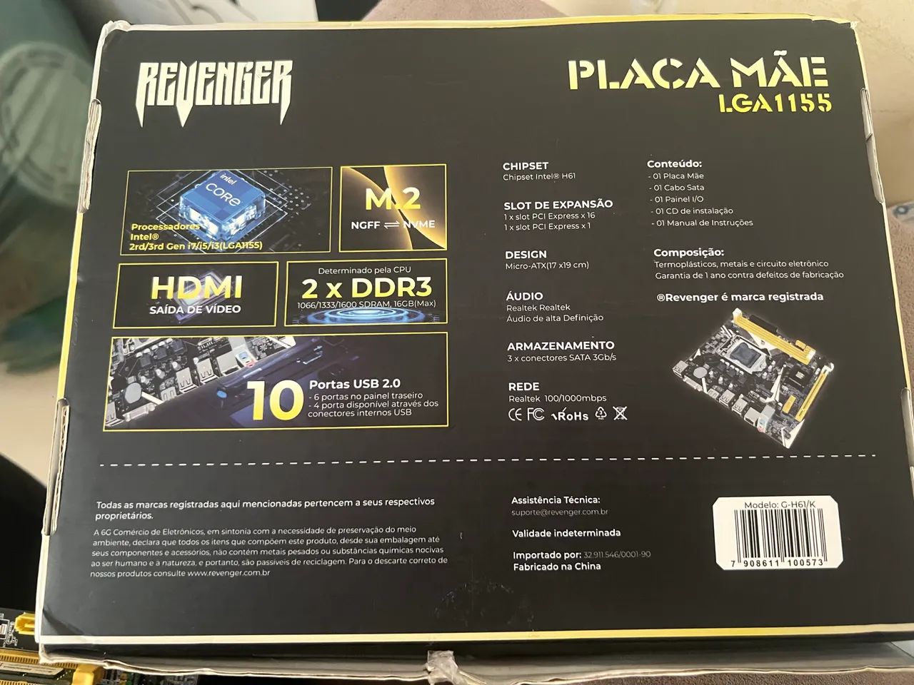 Vende placa mãe completa - Foto 2