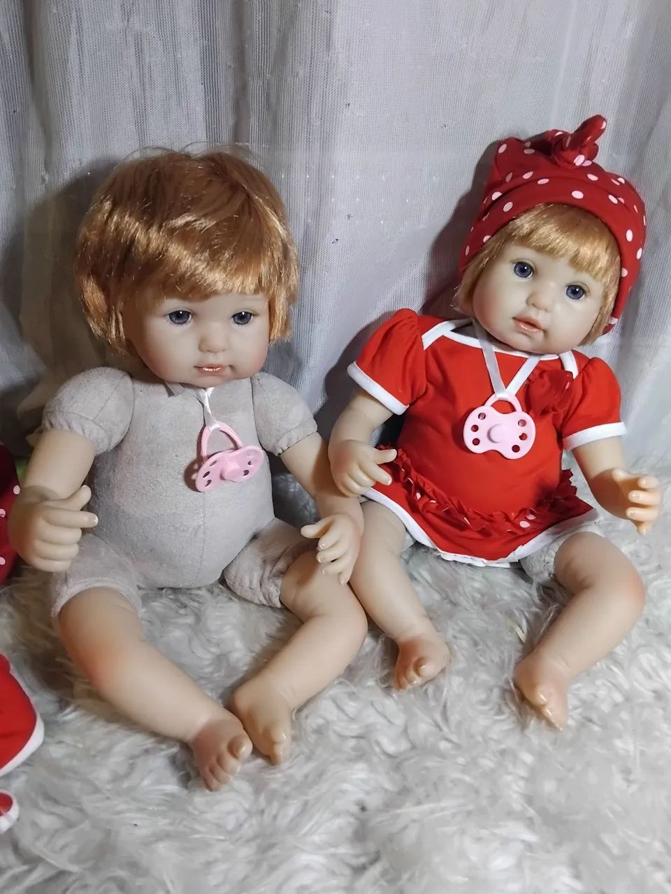 2 Boneca Gêmeas   Articulada 165 - Foto 2