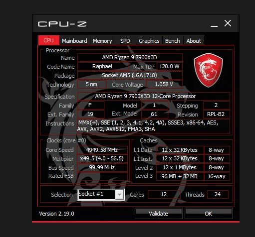 Ryzen 9 7900X3D 12 núcleos/24 threads c/caixa AM5 - Foto 4