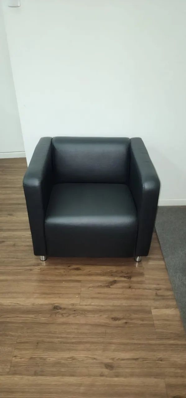 Kit Sofá e Poltrona de Escritório