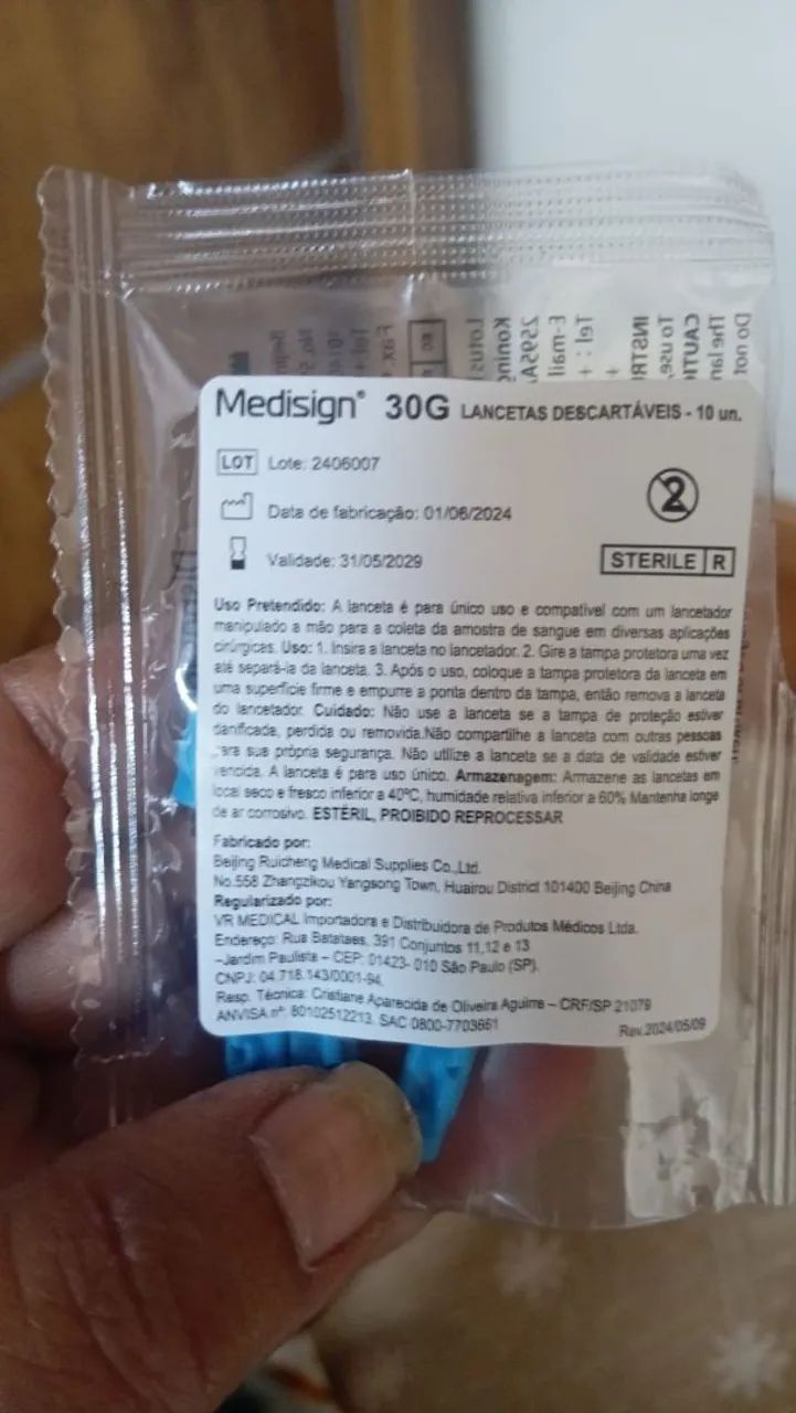 Medidor de glicose completo GTech - Foto 4