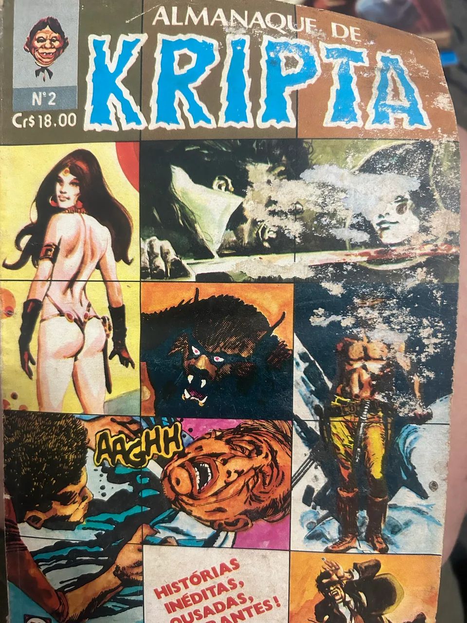 Lote 2 superalmanaque e 2 almanaque kripta terror anos 70  - Foto 4