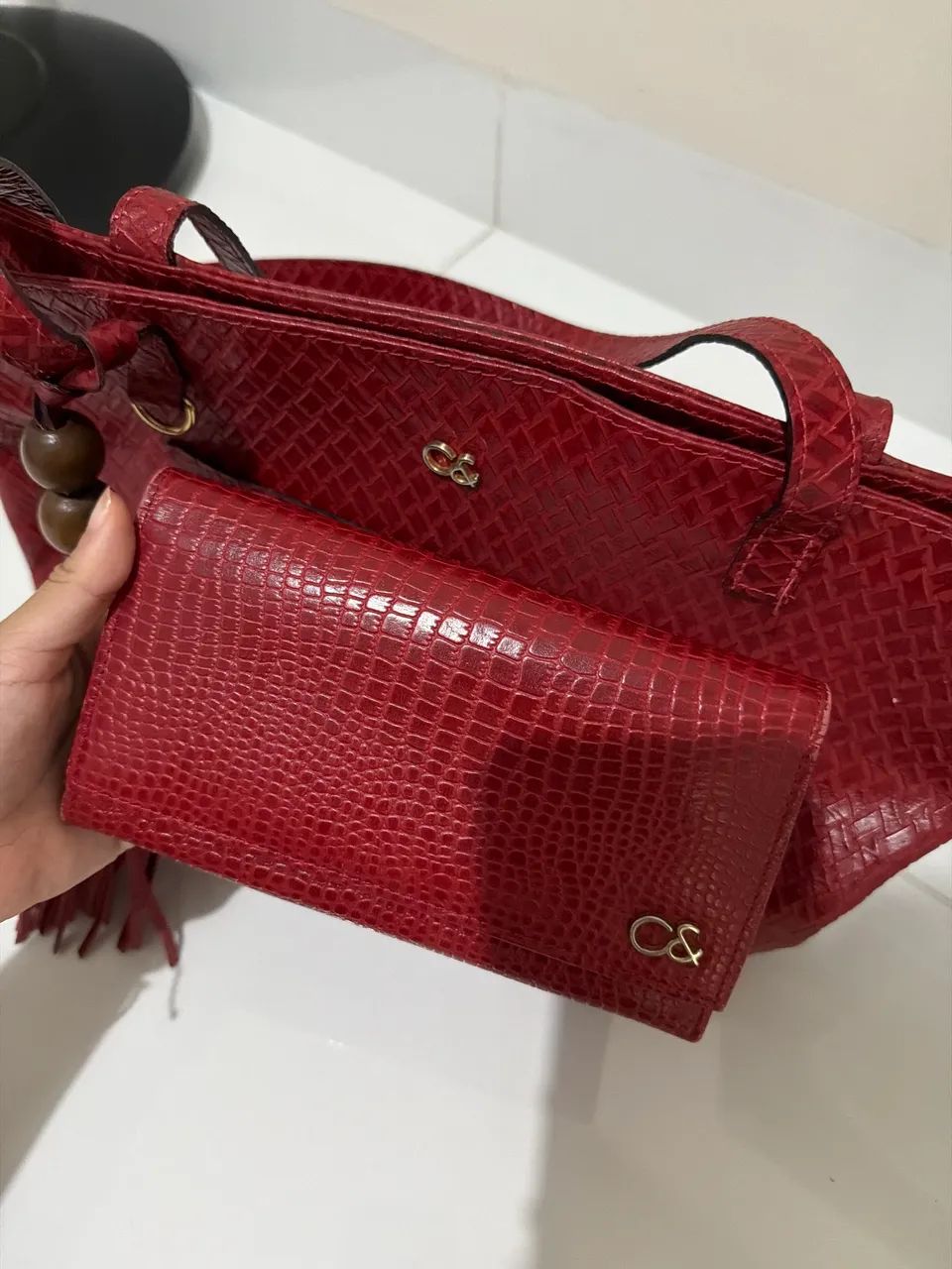 Bolsa de couro  - Foto 2